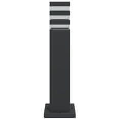 Vidaxl Venkovní stojací lampy 3 ks černé 50 cm hliník