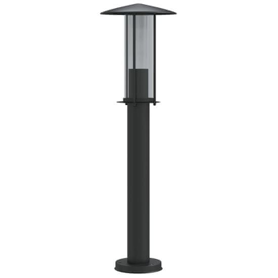 Vidaxl Venkovní stojací lampa černá 60 cm nerezová ocel