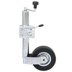 Vidaxl Opěrné kolo pro přívěs s dělenou svorkou 60 mm pozinkovaná ocel