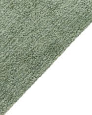 Beliani Bavlněný koberec 140 x 200 cm zelená CAPARLI