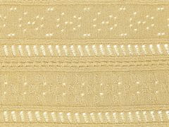 Beliani Bavlněný přehoz na postel 150 x 200 cm Žlutá DAULET
