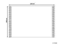 Beliani Deka 200 x 220 cm smetanová CHAOHANI