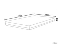 Beliani Latexová matrace 90 x 200 cm Různé Velikosti