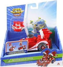 Alpha Group Super Wings Jett Rotační Set s vozidlem