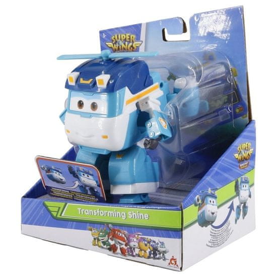 Alpha Group Super Wings Transformující figurka Shine cca 13 cm