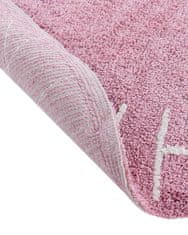 Beliani Kulatý bavlněný dětský koberec ø 120 cm růžová VURGUN