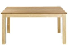 Beliani Rozkládací jídelní stůl 160/240 x 90 cm světlé dřevo MADURA