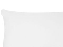 Beliani Sada 2 polštářů 40 x 80 cm vysoký profil bílé TRIGLAV