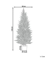 Beliani Umělá rostlina v květináči 120 cm CEDAR TREE