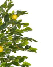 Beliani Umělá rostlina v květináči 156 cm LEMON TREE