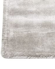 Beliani Viskózový koberec 80 x 300 cm světle šedý GESI II