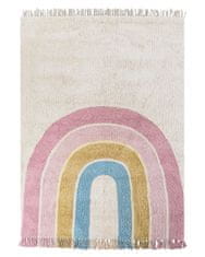 Beliani Dětský bavlněný koberec 140 x 200 cm béžový/vícebarevný TATARLI