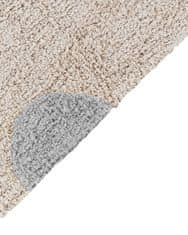 Beliani Dětský bavlněný koberec 140 x 200 cm béžový/šedý DARDERE