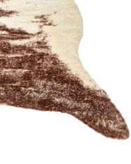 Beliani Koberec z umělé kožešiny 150 x 200 cm hnědá ZEIL