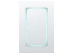 Beliani Koupelnová zrcadlová skříňka s LED osvětlením 40 x 60 cm černá CONDOR