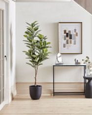 Beliani Umělá rostlina v květináči 160 cm FICUS ELASTICA