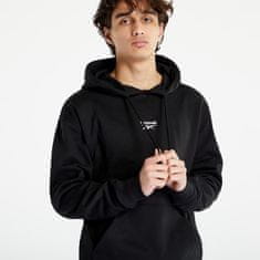 Reebok Mikina Classicsmall Vector Hoodie Black/ Chalk M Černá