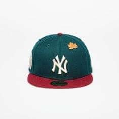 New Era Kšiltovka New York Yankees Ws Contrast 59Fifty Fitted Cap New Olive/ Optic White 7 1/8 7 1/8 Zelená