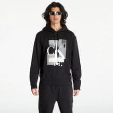 Calvin Klein Mikina Jeans Connected Layer Land Hoodie Black S S Černá