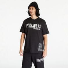 Puma Tričko x PLEASURES Typohortleeve Tee Black L Černá