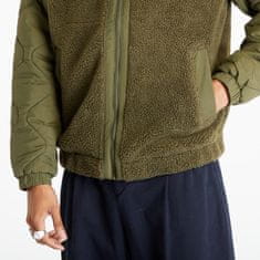 Tommy Hilfiger Bunda Tommy Jeans Mix Mediaherpa Jacket Drab Olive Green L Zelená