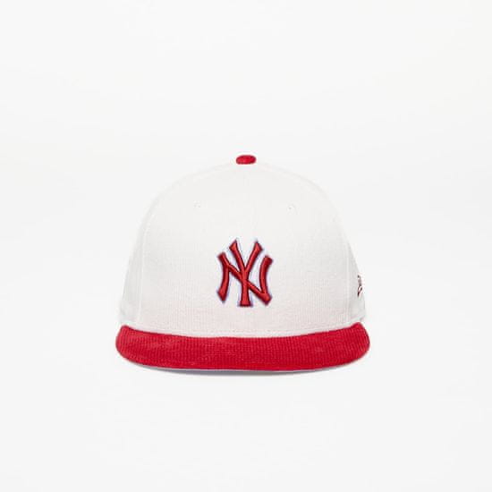 New Era Kšiltovka New York Yankees Cord 59FIFTY Fitted Cap Off White/ Red 7 1/8