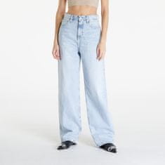 Calvin Klein Džíny Jeans High Rise Relaxed Coated Jeans Denim Light W29/L32 Modrá
