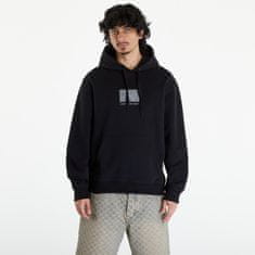 Calvin Klein Mikina Jeans Embroidery Patch Hoodie Black XXL Černá