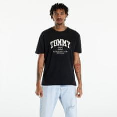 Tommy Hilfiger Tričko Tommy Jeans Varsity Logo T-Shirt Black XL Černá