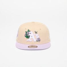 New Era Kšiltovka Oakland Athletics MLB 9FIFTY Floral Snapback Cap Stone/ Pastel Lilac M-L Béžová