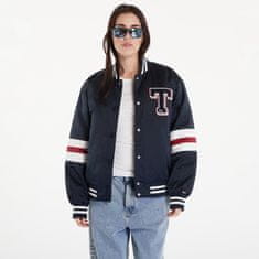 Tommy Hilfiger Bomber Tommy Jeans Satin Letterman Bomber Jacket Dark Night Navy XL Modrá