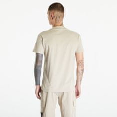 Calvin Klein Tričko Jeans Woven Tab Short Sleeve Tee Plaza Taupe S Béžová