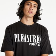 Puma Tričko x PLEASURES Typohortleeve Tee Black L Černá