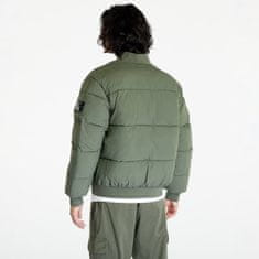 Calvin Klein Bomber Jeans Commercial Bomber Jacket Green M Zelená