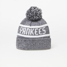 New Era Čepice New York Yankees Jake Bobble Knit Beanie Hat Black/ White Universal