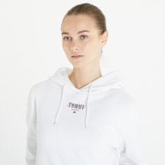 Tommy Hilfiger Mikina Tommy Jeans Relaxed Essential Logo Hoodie White S Bílá