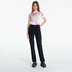 Calvin Klein Kalhoty Jeans Woven Label High Risetraight Pant Black XL Černá