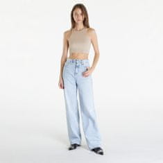 Calvin Klein Džíny Jeans High Rise Relaxed Coated Jeans Denim Light W29/L32 Modrá