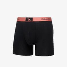 Calvin Klein Boxerky Cottontretch Boxer Brief 3-Pack Black L Černá
