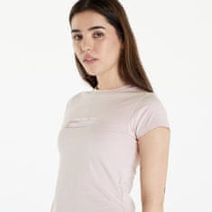 Calvin Klein Tričko Jeans Diffused Box Fitted Short Sleeve Tee Sepia Rose XL Růžová