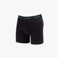 Calvin Klein Boxerky Cottontretch Classic Fit Boxer Brief 3-Pack Black L Černá