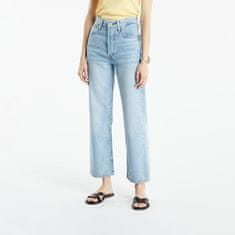 Levis Kalhoty Ribcage Straight Ankle Jeans Blue W30/L29 Modrá