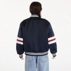 Tommy Hilfiger Bomber Tommy Jeans Satin Letterman Bomber Jacket Dark Night Navy XL Modrá