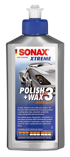 Sonax XTR Leštěnka s voskem WAX 3 250 ml