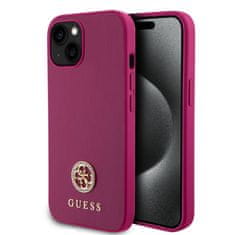 Apple Obal / kryt na Apple iPhone 15 růžový - Guess