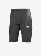 Helly Hansen Tmavě šedé pánské outdoorové kraťasy HELLY HANSEN HH Quick-Dry Cargo Shorts XL