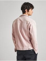 Pepe Jeans Světle růžová džínová bunda Pepe Jeans S