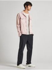 Pepe Jeans Světle růžová džínová bunda Pepe Jeans S