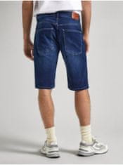 Pepe Jeans Modré pánské džínové kraťasy Pepe Jeans XL