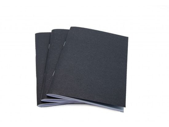 Finebook Midori MIDI A6, náhradní náplň BLACK, sešit ČISTÝ, 52 stran